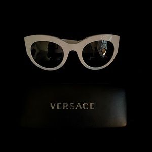 White Versace sunglasses